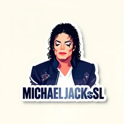 a michael jackson on concert, centered, solid bacgkround, median photoshop filter cutout vector behance, hd by artgerm, jesper ejsing, by rhads, makoto shinkai and lois van baarle, ilya kuvshinov, rossdraws, illustration, art by ilya kuvshinov and gustav klimt