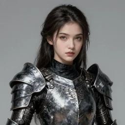 hyperdetailed portrait of beautiful armored girl dark. digital painting, sharp foccus ilustration, artstation hq. intricate, elegant. wlop, greg rutkowski, alphonse mucha,. dan mumford. marat zakirov. helen ilnytska. sci fi incredible background by repin. full height. decollage. assemblange. cgsociety. impressionism