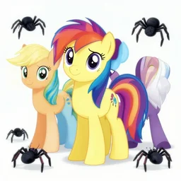 my little pony spiders. andreas achenbach, artgerm, mikko lagerstedt, zack snyder 3 8 4 0 x 2 1 6 0