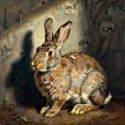 panic attack rabbit by joaquin sorolla