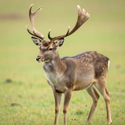 deer with feathers instead of fur