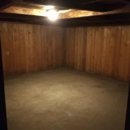 the basement of a cabin, craigslist photo