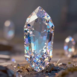 big crystal, shallow depth of field, highly detailed, digital painting, trending artstation, concept art, illustration, cinematic lighting, vibrant colors, photorealism, epic, octane render