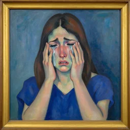 crying girl by matisse