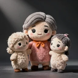 cute fumo plush of the sassy older sister who loves to tease her siblings