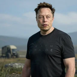 portrait of elon musk in death stranding, 2 0 2 1, in game graphic, ps 5 gameplay, screenshot, high quality