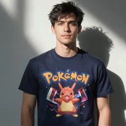 male Arven from Pokemon Scarlet and Violet shirtless