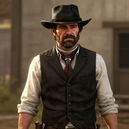 Jason Bateman as a character in Red Dead Redemption 2