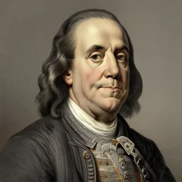 portrait of benjamin franklin wearing a fancy dress with overbust corset. extreme fine detail background, highly detailed, detailed eyes, high quality, digital painting, hyperrealistic, by gaston bussiere, j. c. leyendecker, craig mullins