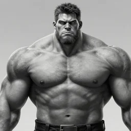 overly muscular giant superhuman gigachad, grayscale, face closeup, epic, digital, highly - detailed, artstation cgsociety