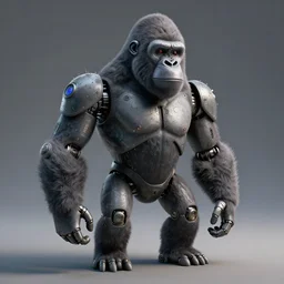 🤖🦍 ,unreal engine 5, cinema4D, octane render, Detailed, cinematographic
