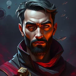 portrait of handsome man, maya ali mage, gloomhaven, dynamic lighting, gaudy colors, octane render aesthetic, matte painting concept art, official fanart behance hd artstation by jesper ejsing, by rhads and makoto shinkai and lois van baarle and ilya kuvshinov and rossdraws