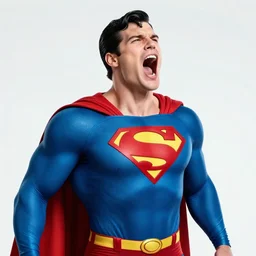 Superman >yelling<<<< screaming!!!!!!