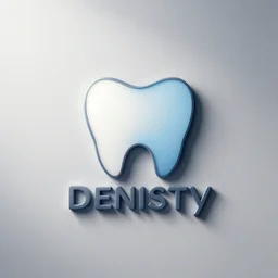 concept art for a dentistry logo, octane render