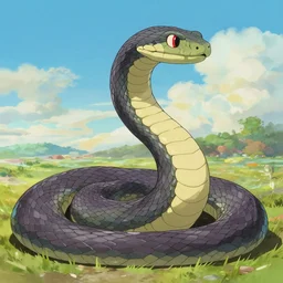 snake as a kingdom, by makoto shinkai, greg rutkowski, digital art, 8 k, cgsociety, high detailed,