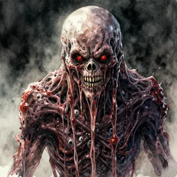 portrait, scary ooze creature, watercolor, dramatic lighting, cinematic, establishing shot, extremely high detail, foto realistic, cinematic lighting, pen and ink, intricate line drawings, by Yoshitaka Amano, Ruan Jia, Kentaro Miura, Artgerm, post processed, concept art, artstation, matte painting, style by eddie mendoza, raphael lacoste, alex ross