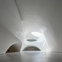 interior futuristic art gallery wide angle highly detailed by santiago calatrava, many wall hanging paintings of art by michaelangelo, captivating 8 k hdr, octane render godrays hyperrealism