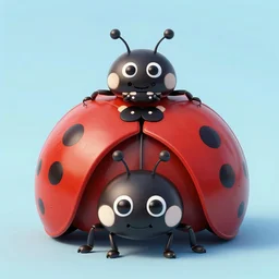 3 d ladybug, cute, artstation, 4 k,