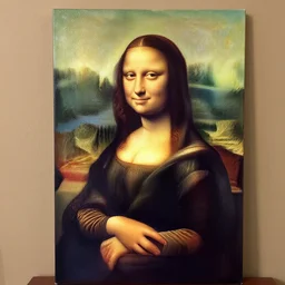 beavis painted in the style of the mona lisa