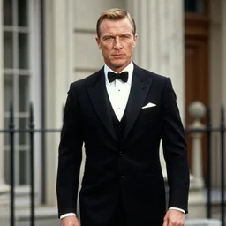 bill nye as james bond, on her majesty's secret service 1 9 6 9 iconic still