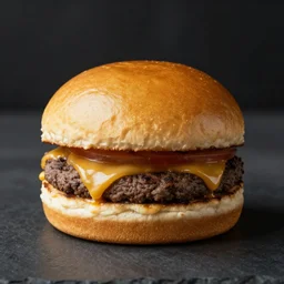 burger with a solid gold bun, atmospheric, beautiful, food photography