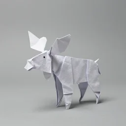 an origami moose