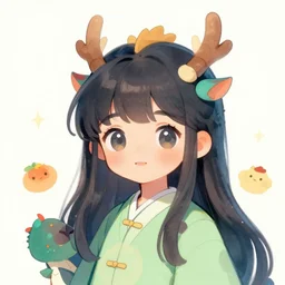 a cute dragonoid girl portrait, by guweiz, WLOP, Ilya Kuvshinov
