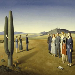 an ultrawide angle lens shot surreal landscape illustration by jerico santander, heidi taillefer, joshua levin, mark ryden, giorgio de chirico, alexandra gallagher, michael cheval, yves tanguy, lauren marx, jake messing, hannah yata, caitlin hacket