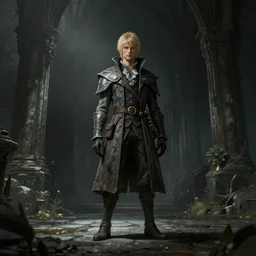 stuart little as a boss in dark souls, detailed, perfect shadows, stunning visuals