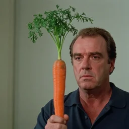 film still of carrot top as jack nicholson in the shining ( 1 9 8 0 )