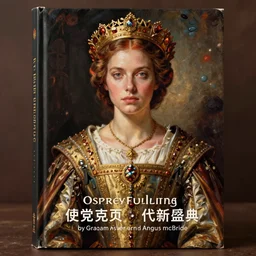 history book illustration eva green medieval fourteenth century queen, by graham turner and angus mcbride, for osprey publishing,,