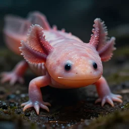 a closeup shot of an axolotl, dramatic lighting, cinematic, extremly high detail, photorealistic, cinematic lighting, artstation