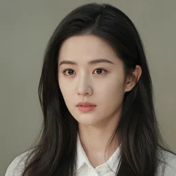 face of Chinese Leila Bekthi