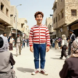 a photo of where's wally, in the arab spring