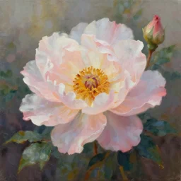 beautiful flower oil painting, 4k trending masterpiece