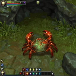 crabs in the revenant caves runescape, video game, screenshot, pkers, skull, osrs