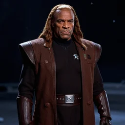 worf, a klingon warrior from deep space 9