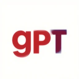 minimalist international style swiss modernist logo for the company gpt, in the style of otl aicher, vignelli, muller - brockmann, space - age, red and blue, helvetica bold typeface, 1 9 6 0 s 1 9 6 8, gpt