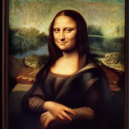 high detailed mona lisa by arthur collingridge