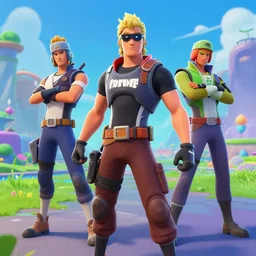 fortnite but in the anime style