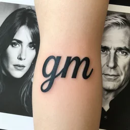 closeup tattoo that reads gm, by annie leibovitz and steve mccurry, natural light canon eos c 3 0 0, ƒ 1. 8, 3 5 mm, 8 k, medium - format print