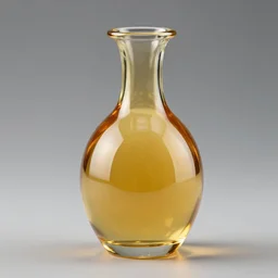 unfinished klein bottle sculptural, chroma spectrum, golden colors, glassy, reflective and refractive