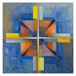 symmetric asbtract painting