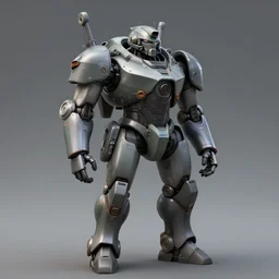 a soldier mech, coherent, art by serg souleiman artstation,