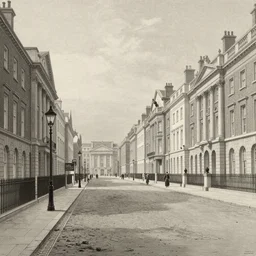 victorian london, empty streets by john atkinson grimshaw