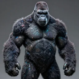 king kong - sabretooth - hybrid, intricate artwork, concept art, octane render, deviantart, cinematic, key art, hyperrealism, iridescent accents, portrait photograph, nikon 3 5 mm, photograph by greg rutkowski