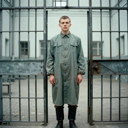 photograph of divine!!!!!!!!!!!! in a russian prison, 1 9 9 0 s, taken by martin parr, saturated colour photo, high definition, 8 k