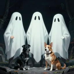 ghosts, les edwards and petros afshar
