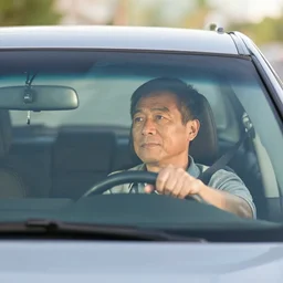 a car with a private driver