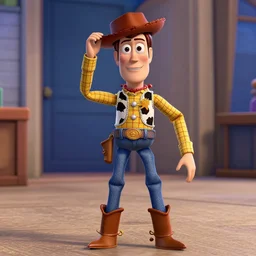 robin wiliams in the style of toy story